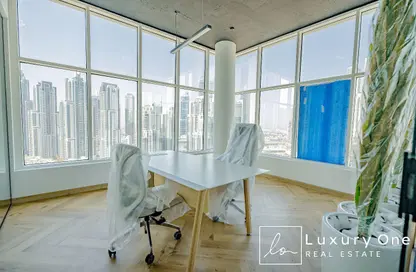 Office Space - Studio - 1 Bathroom for rent in Clover Bay Tower - Business Bay - Dubai