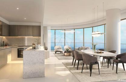 Apartment - 4 Bedrooms - 5 Bathrooms for sale in Seapoint Tower 1 - Seapoint - EMAAR Beachfront - Dubai Harbour - Dubai
