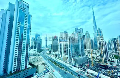 مكتب - غرفة نوم - 1 حمام للايجار في برايم تاور - الخليج التجاري - دبي