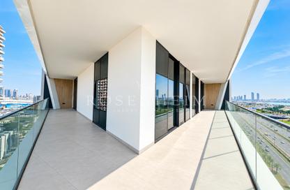 Apartment - 3 - 3 for rent in Binghatti Pinnacle - Dubai Healthcare City 2 - Al Jaddaf - Dubai