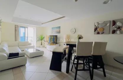 شقة - 2 غرف نوم - 2 حمامات للايجار في برج الأميرة - دبي مارينا - دبي