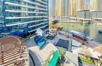 Apartment - Studio - 1 Bathroom for rent in Silverene Tower B - Silverene - Dubai Marina - Dubai
