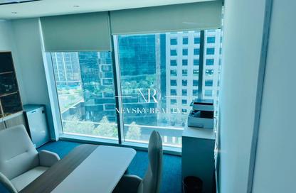 Office Space - Studio - 1 Bathroom for rent in The Binary Tower - Business Bay - Dubai