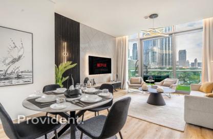 Apartment - 1 - 2 for rent in Burj Vista Tower 1 - Burj Vista - Downtown Dubai - Dubai