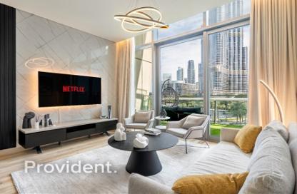 Apartment - 1 - 2 for rent in Burj Vista Tower 1 - Burj Vista - Downtown Dubai - Dubai