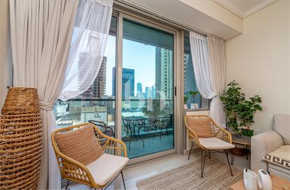 Apartment - 1 - 2 for rent in Ocean Heights - Dubai Marina - Dubai
