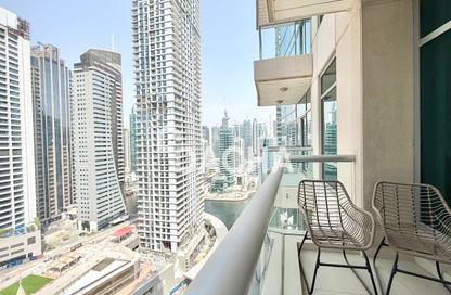 Apartment - 1 Bedroom - 2 Bathrooms for rent in Blakely Tower - Park Island - Dubai Marina - Dubai