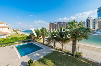 Villa - 6 Bedrooms - 7 Bathrooms for rent in Palm Jumeirah Frond A - Palm Jumeirah - Dubai
