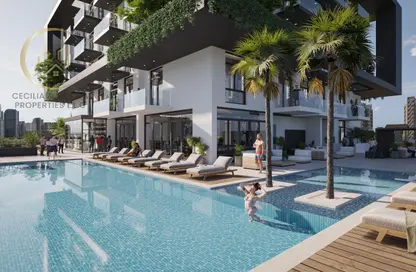 شقة - غرفة نوم - 2 حمامات للبيع في برج تريبان - مثلث قرية جميرا - دبي