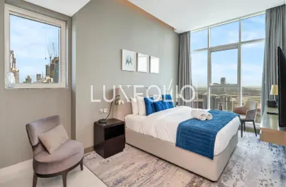 Apartment - Studio - 1 Bathroom for rent in Damac Maison Prive B - Damac Maison Prive - Business Bay - Dubai