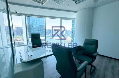 Office Space - Studio - 1 Bathroom for rent in The Prime Tower - Business Bay - Dubai
