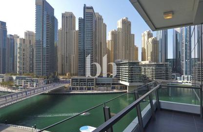 Apartment - 1 Bedroom - 2 Bathrooms for rent in Silverene Tower A - Silverene - Dubai Marina - Dubai