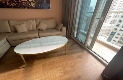 Apartment - 1 Bedroom - 2 Bathrooms for rent in Al Taawoon Tower 1 - Al Taawoon Towers - Al Khan - Sharjah