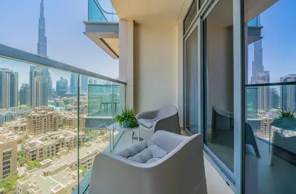 Apartment - 1 Bedroom - 1 Bathroom for rent in Bellevue Tower 2 - Bellevue Towers - Downtown Dubai - Dubai