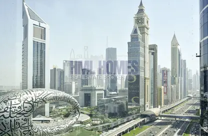 Office Space - Studio - 1 Bathroom for rent in Latifa Tower - Sheikh Zayed Road - Dubai