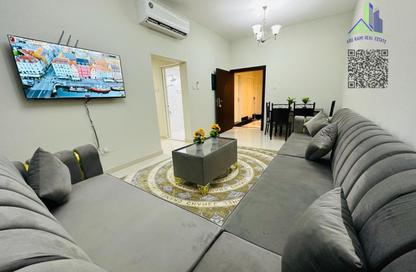 Apartment - 2 - 2 for rent in Corniche Tower - Ajman Corniche Road - Ajman