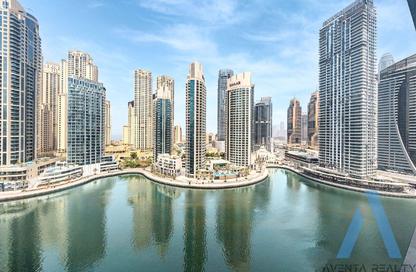 Apartment - 3 Bedrooms - 3 Bathrooms for rent in LIV Waterside - Dubai Marina - Dubai