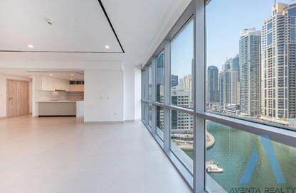 Apartment - 3 Bedrooms - 3 Bathrooms for rent in LIV Waterside - Dubai Marina - Dubai