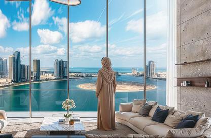 Apartment - 2 - 2 for sale in Al Ghaf Tower - Al Khan - Sharjah
