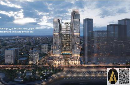 Apartment - Studio - 1 Bathroom for sale in Mawjan Tower - Ajman Corniche Road - Ajman