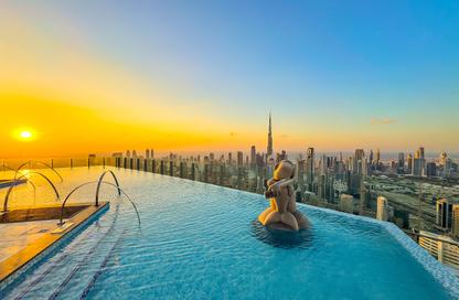 Apartment - 1 - 1 for rent in SLS Dubai Hotel  and  Residences - Business Bay - Dubai