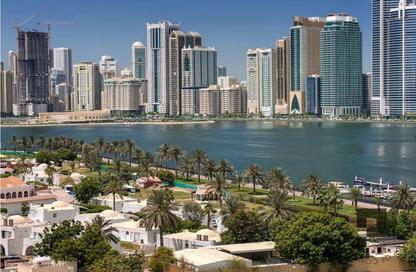 Apartment - 3 Bedrooms - 5 Bathrooms for rent in Al Heera Tower - Al Majaz 1 - Al Majaz - Sharjah