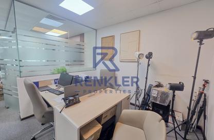 Office Space - Studio - 1 Bathroom for rent in The Prism - Business Bay - Dubai