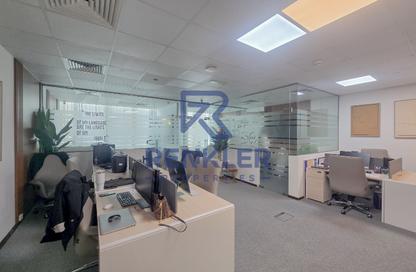 Office Space - Studio - 1 Bathroom for rent in The Prism - Business Bay - Dubai