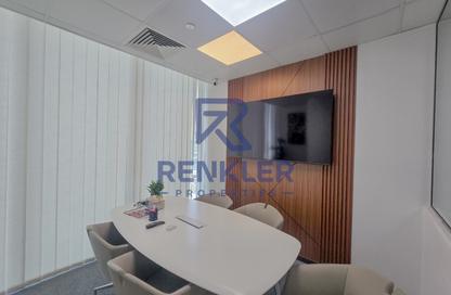 Office Space - Studio - 1 Bathroom for rent in The Prism - Business Bay - Dubai