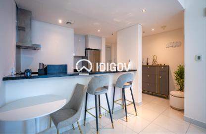 Apartment - 1 Bedroom - 2 Bathrooms for rent in Damac Heights - Dubai Marina - Dubai