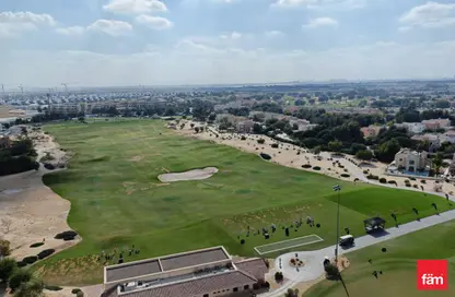 شقة - غرفة نوم - 2 حمامات للايجار في كوندور جولف لينكس 18 - مدينة دبي الرياضية - دبي