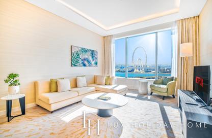 Apartment - 1 - 1 for rent in The Palm Tower - Palm Jumeirah - Dubai