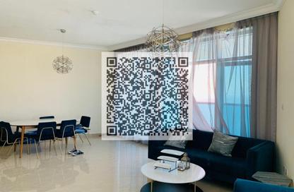 Apartment - 2 - 3 for rent in Corniche Tower - Ajman Corniche Road - Ajman