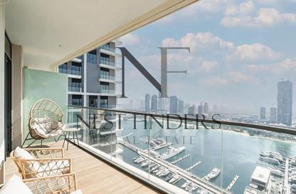 شقة - 2 غرف نوم - 2 حمامات للايجار في برج Marina Vista 2 - مارينا فيستا - إعمار بيتشفرونت - دبي هاربور - دبي