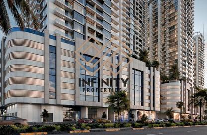 Apartment - 1 Bedroom - 2 Bathrooms for sale in Ajman Creek Towers - Al Rashidiya 1 - Al Rashidiya - Ajman
