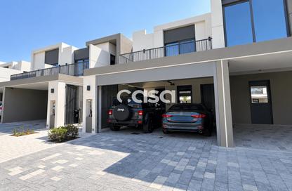 Townhouse - 3 - 3 for rent in Aura Gardens - Tilal Al Ghaf - Dubai
