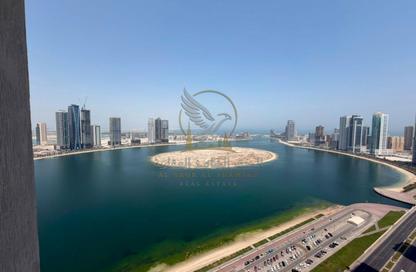 Apartment - 2 Bedrooms - 4 Bathrooms for rent in Asas Tower - Al Khan Lagoon - Al Khan - Sharjah