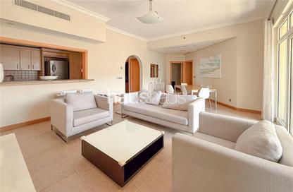 Apartment - 2 Bedrooms - 4 Bathrooms for rent in Al Das - Shoreline Apartments - Palm Jumeirah - Dubai