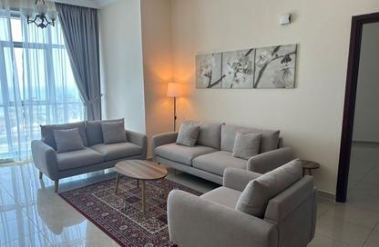 Apartment - 1 Bedroom - 2 Bathrooms for rent in Corniche Tower - Ajman Corniche Road - Ajman