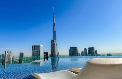 Apartment - 1 - 2 for rent in Paramount Tower Hotel  and  Residences - Business Bay - Dubai
