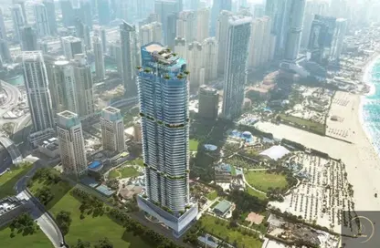 Apartment - 3 Bedrooms - 4 Bathrooms for sale in Habtoor Grand Residences - Dubai Marina - Dubai