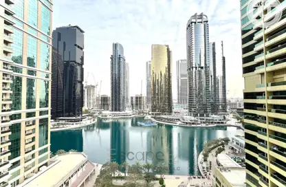 شقة - غرفة نوم - 1 حمام للايجار في جلوبال ليك فيو - (JLT) مجمع E - أبراج بحيرات الجميرا - دبي