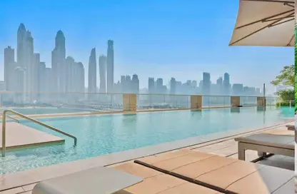 Apartment - 1 Bedroom - 1 Bathroom for rent in Marina Vista Tower 1 - Marina Vista - EMAAR Beachfront - Dubai Harbour - Dubai
