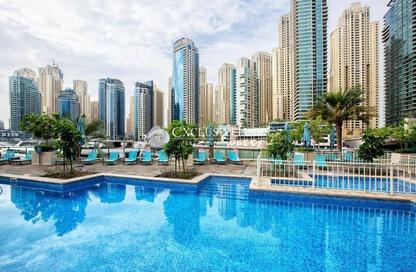 Apartment - 1 Bedroom - 1 Bathroom for rent in Al Majara 2 - Al Majara Towers - Dubai Marina - Dubai