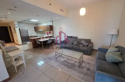 Apartment - 1 Bedroom - 2 Bathrooms for rent in Sulafa Tower - Dubai Marina - Dubai