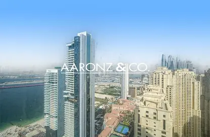 Apartment - 4 Bedrooms - 5 Bathrooms for rent in Al Fattan Marine Tower - Al Fattan Marine Towers - Jumeirah Beach Residence - Dubai