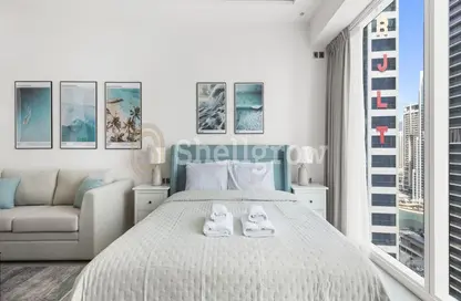 Apartment - Studio - 1 Bathroom for rent in Me Do Re Tower - JLT Cluster L - Jumeirah Lake Towers - Dubai