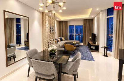 Apartment - 1 - 2 for rent in Damac Maison Prive A - Damac Maison Prive - Business Bay - Dubai
