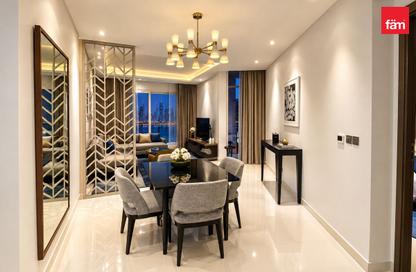 Apartment - 1 - 2 for rent in Damac Maison Prive A - Damac Maison Prive - Business Bay - Dubai