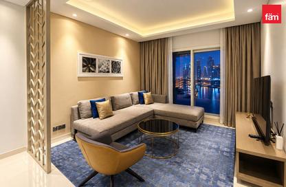 Apartment - 1 - 2 for rent in Damac Maison Prive A - Damac Maison Prive - Business Bay - Dubai